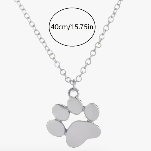 NEW Dog or Cat Paw-print Necklace - Picture 6 of 7